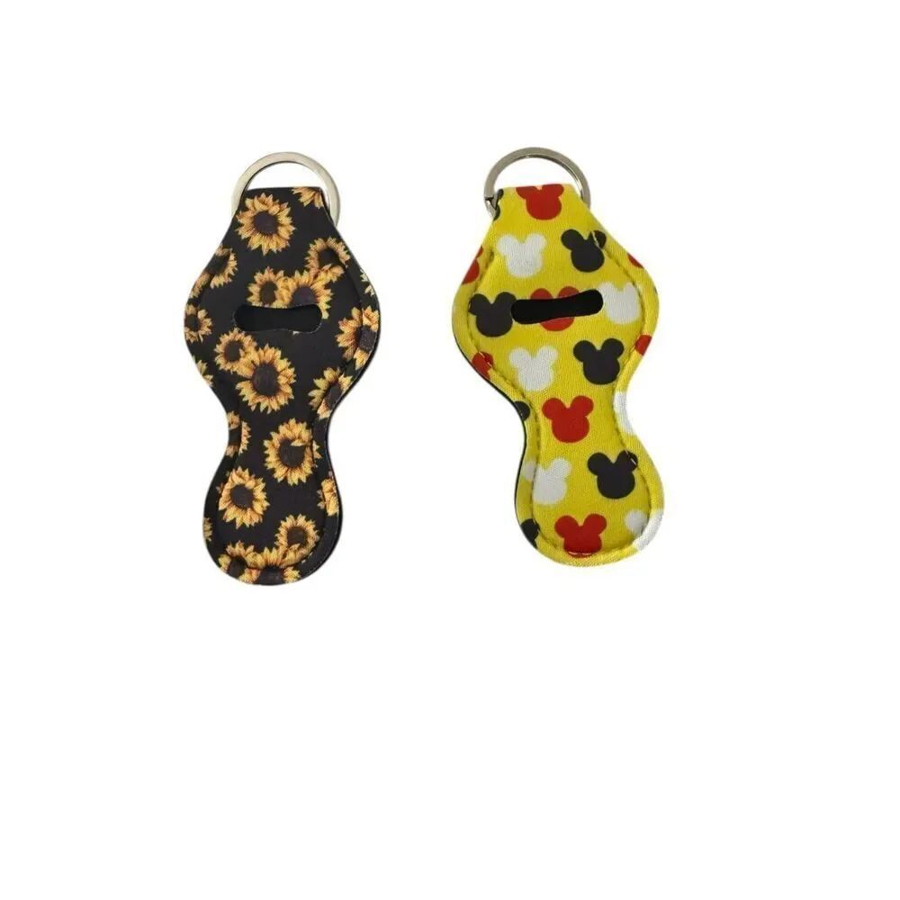 S18. Shynek Chapstick Holder Keychain Set - Grab Two
